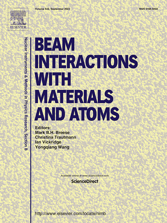 NUCLEAR INSTRUMENTS & METHODS IN PHYSICS RESEARCH SECTION B-BEAM INTERACTIONS WITH MATERIALS AND ATOMS