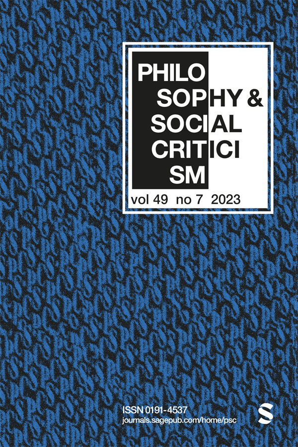 PHILOSOPHY & SOCIAL CRITICISM