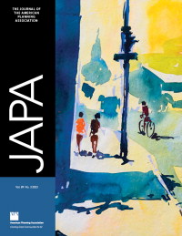 JOURNAL OF THE AMERICAN PLANNING ASSOCIATION