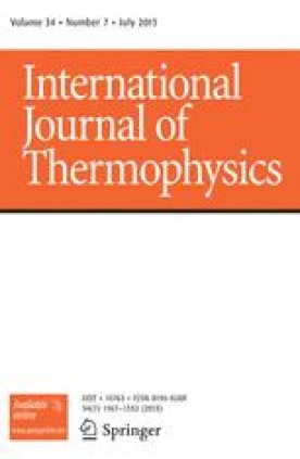 INTERNATIONAL JOURNAL OF THERMOPHYSICS