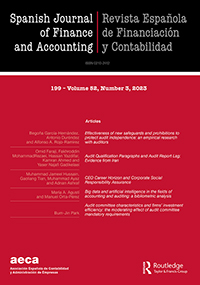SPANISH JOURNAL OF FINANCE AND ACCOUNTING-REVISTA ESPANOLA DE FINANCIACION Y CONTABILIDAD