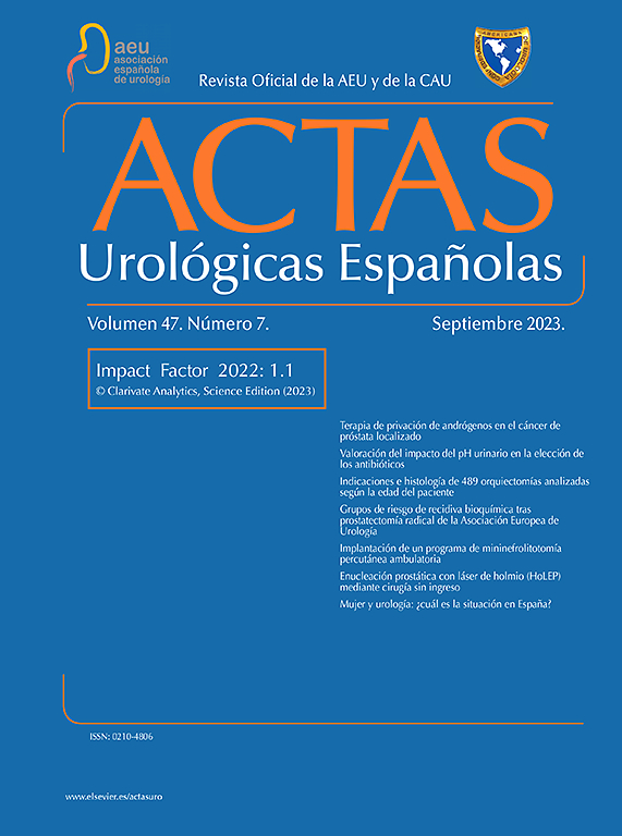 ACTAS UROLOGICAS ESPANOLAS