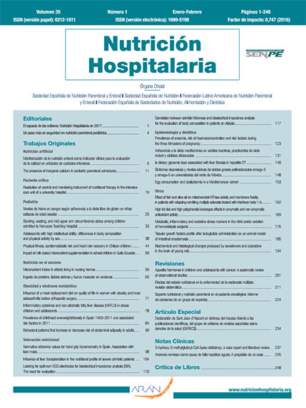 NUTRICION HOSPITALARIA