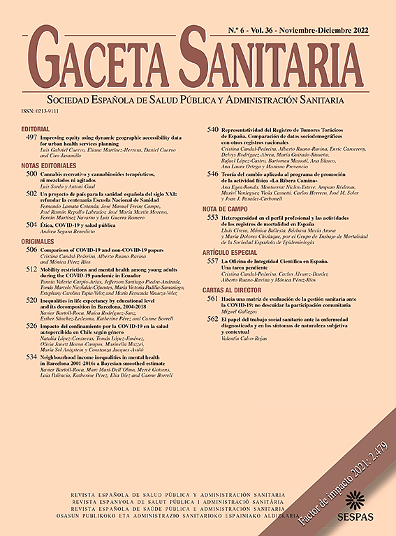 GACETA SANITARIA