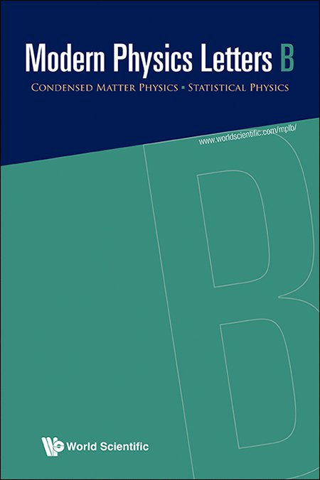 MODERN PHYSICS LETTERS B