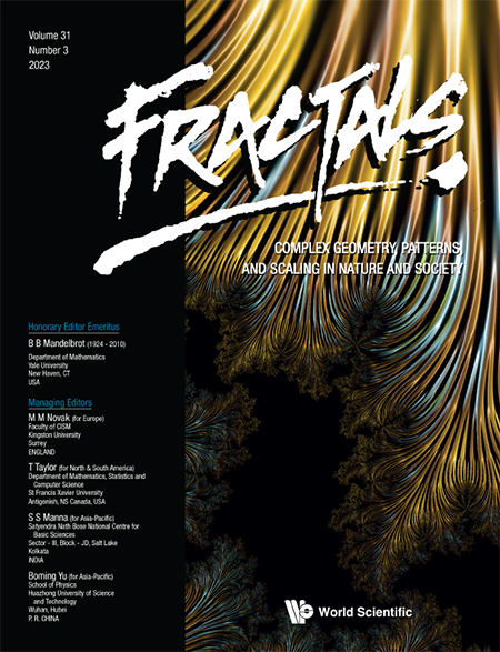 FRACTALS-COMPLEX GEOMETRY PATTERNS AND SCALING IN NATURE AND SOCIETY