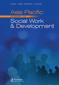 ASIA PACIFIC JOURNAL OF SOCIAL WORK AND DEVELOPMENT