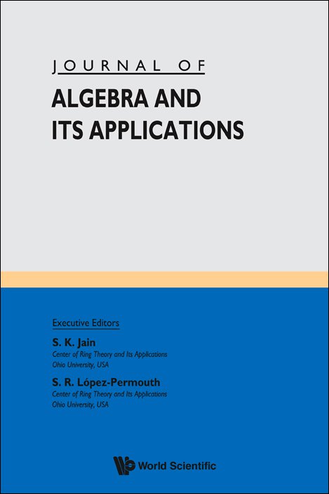 JOURNAL OF ALGEBRA AND ITS APPLICATIONS