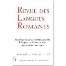 REVUE DES LANGUES ROMANES