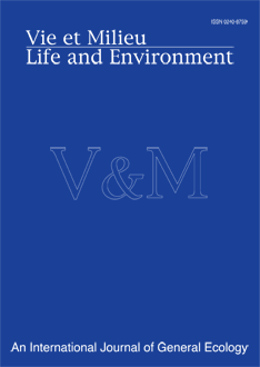 VIE ET MILIEU-LIFE AND ENVIRONMENT