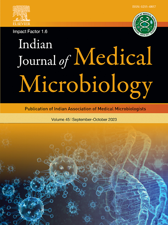 INDIAN JOURNAL OF MEDICAL MICROBIOLOGY
