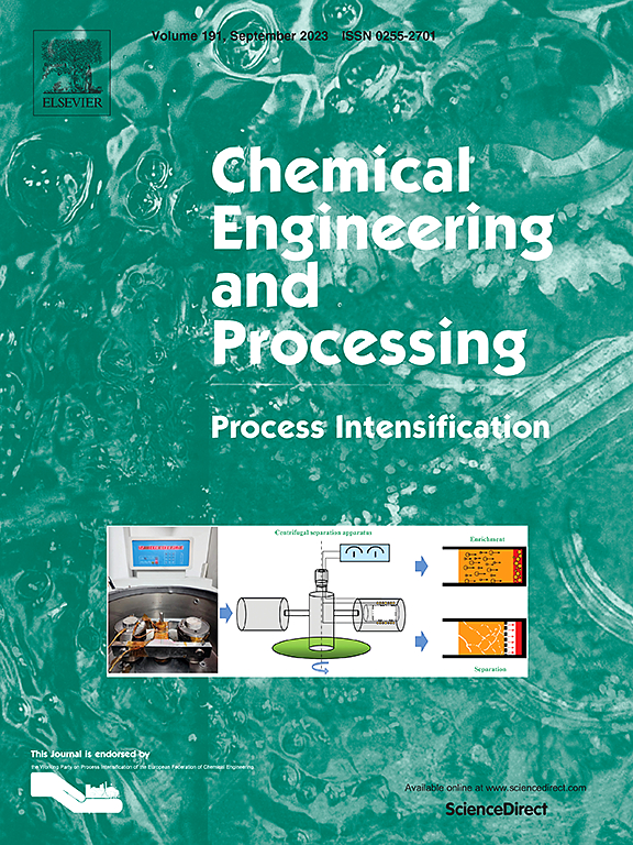 CHEMICAL ENGINEERING AND PROCESSING-PROCESS INTENSIFICATION