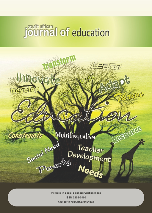 SOUTH AFRICAN JOURNAL OF EDUCATION