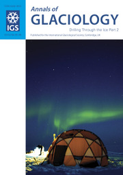 ANNALS OF GLACIOLOGY
