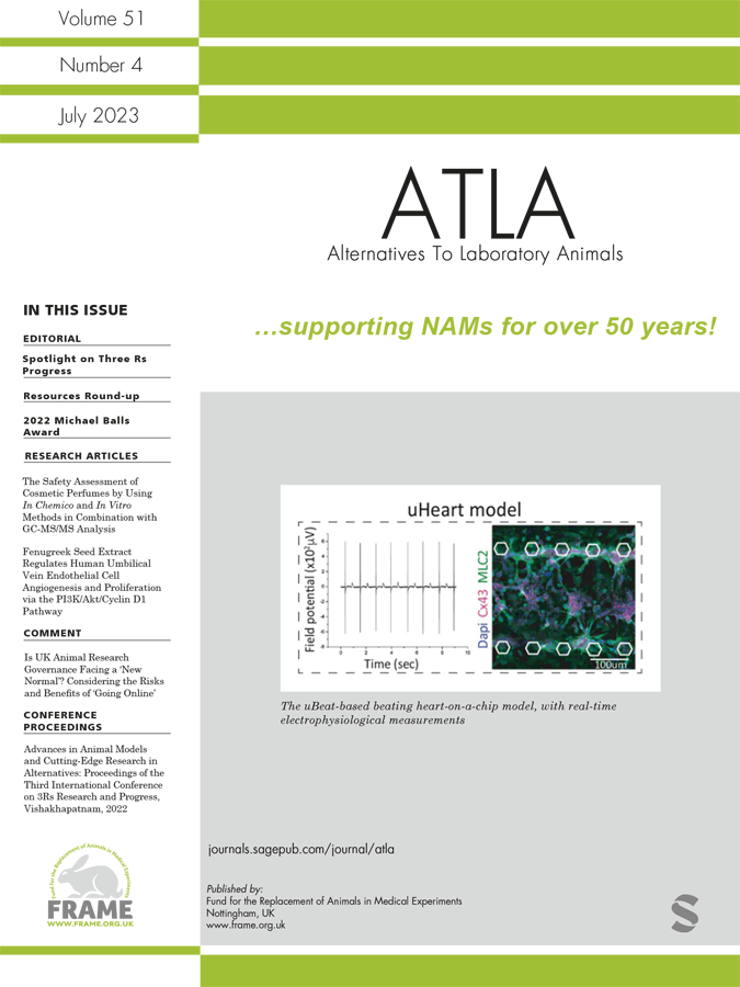 ATLA-ALTERNATIVES TO LABORATORY ANIMALS