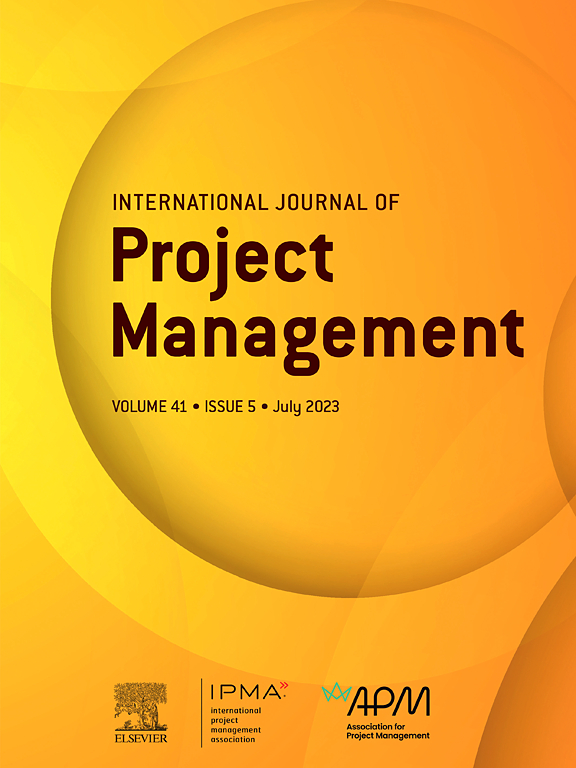 INTERNATIONAL JOURNAL OF PROJECT MANAGEMENT