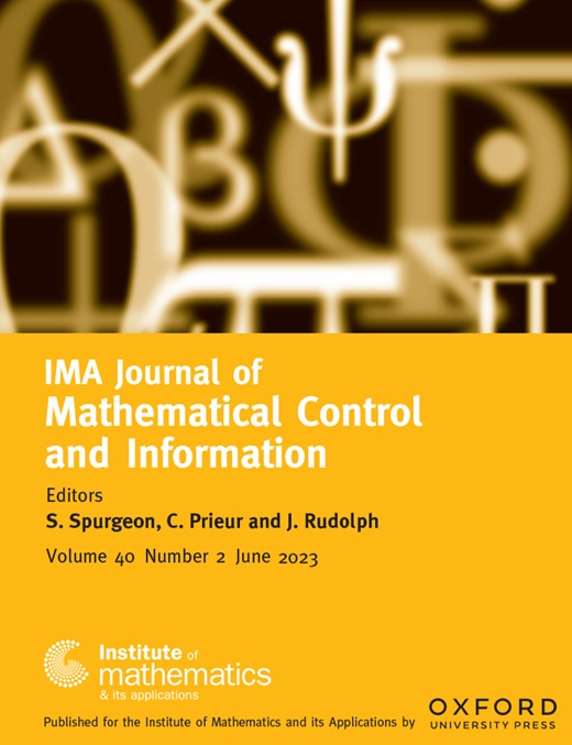 IMA JOURNAL OF MATHEMATICAL CONTROL AND INFORMATION