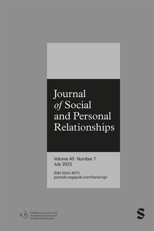 JOURNAL OF SOCIAL AND PERSONAL RELATIONSHIPS