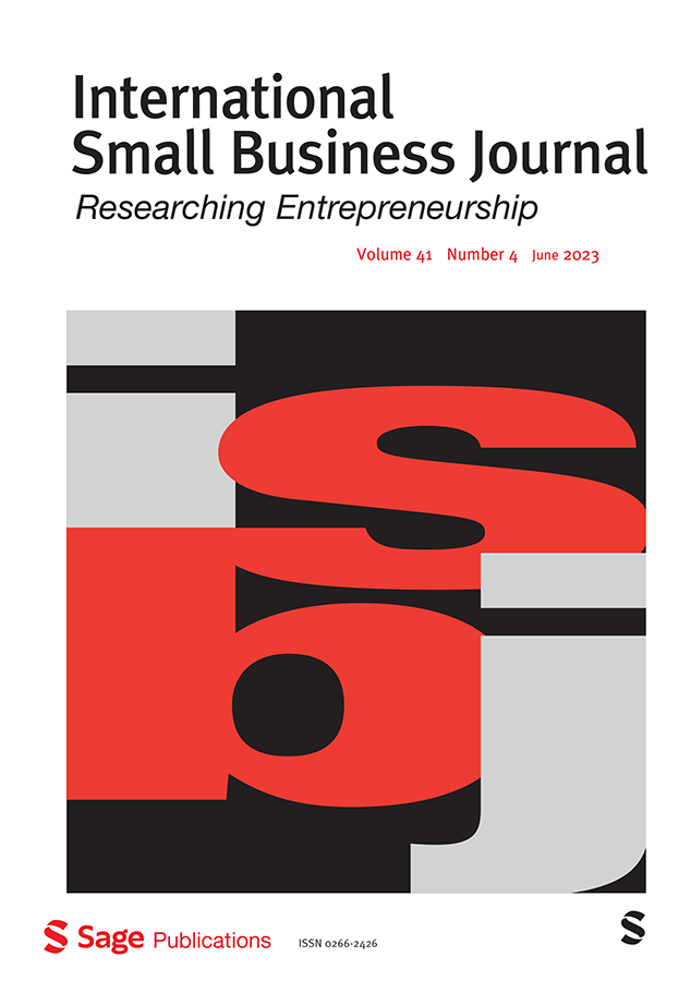 INTERNATIONAL SMALL BUSINESS JOURNAL-RESEARCHING ENTREPRENEURSHIP