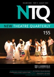 NEW THEATRE QUARTERLY