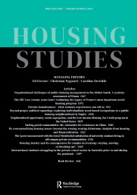 HOUSING STUDIES