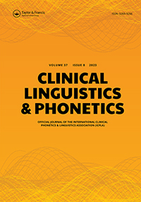 CLINICAL LINGUISTICS & PHONETICS