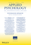 APPLIED PSYCHOLOGY-AN INTERNATIONAL REVIEW-PSYCHOLOGIE APPLIQUEE-REVUE INTERNATIONALE