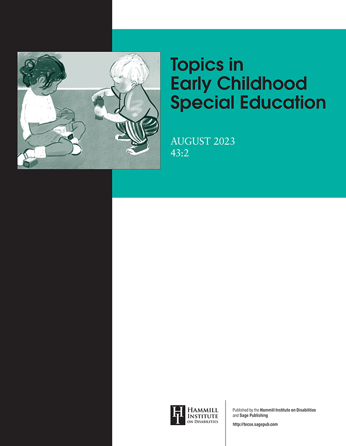TOPICS IN EARLY CHILDHOOD SPECIAL EDUCATION