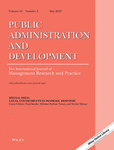 PUBLIC ADMINISTRATION AND DEVELOPMENT