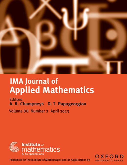 IMA JOURNAL OF APPLIED MATHEMATICS