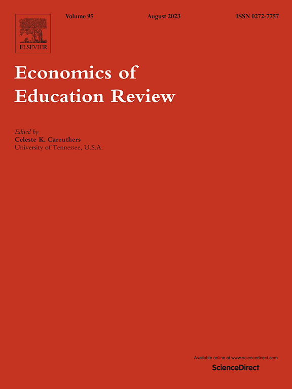 ECONOMICS OF EDUCATION REVIEW
