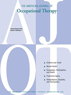 AMERICAN JOURNAL OF OCCUPATIONAL THERAPY