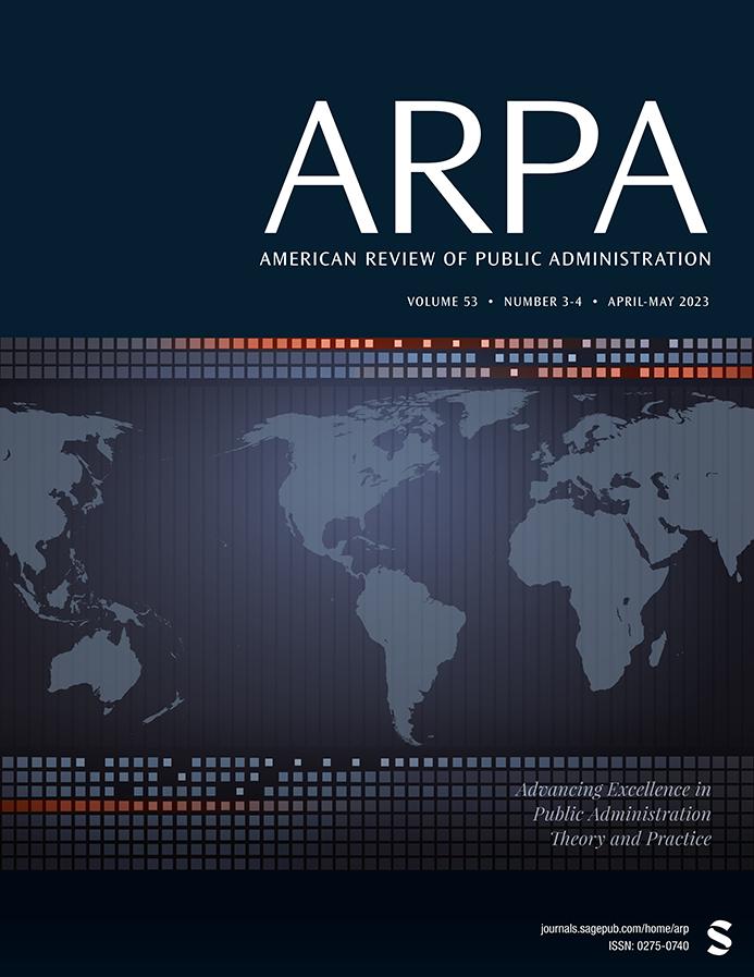 AMERICAN REVIEW OF PUBLIC ADMINISTRATION