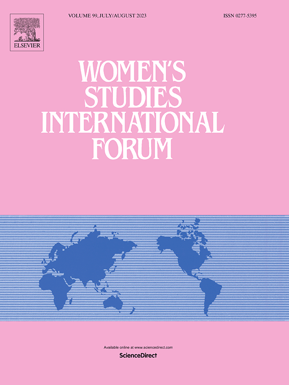 WOMENS STUDIES INTERNATIONAL FORUM