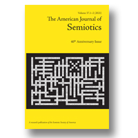 AMERICAN JOURNAL OF SEMIOTICS