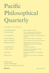PACIFIC PHILOSOPHICAL QUARTERLY