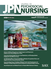 JOURNAL OF PSYCHOSOCIAL NURSING AND MENTAL HEALTH SERVICES