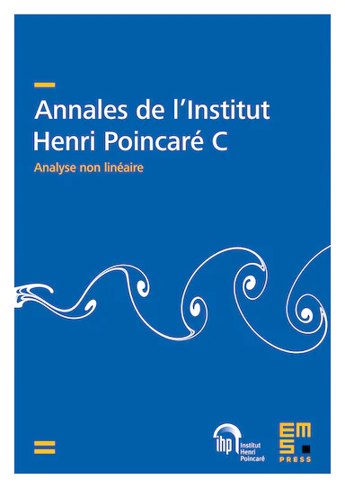 ANNALES DE L INSTITUT HENRI POINCARE-ANALYSE NON LINEAIRE