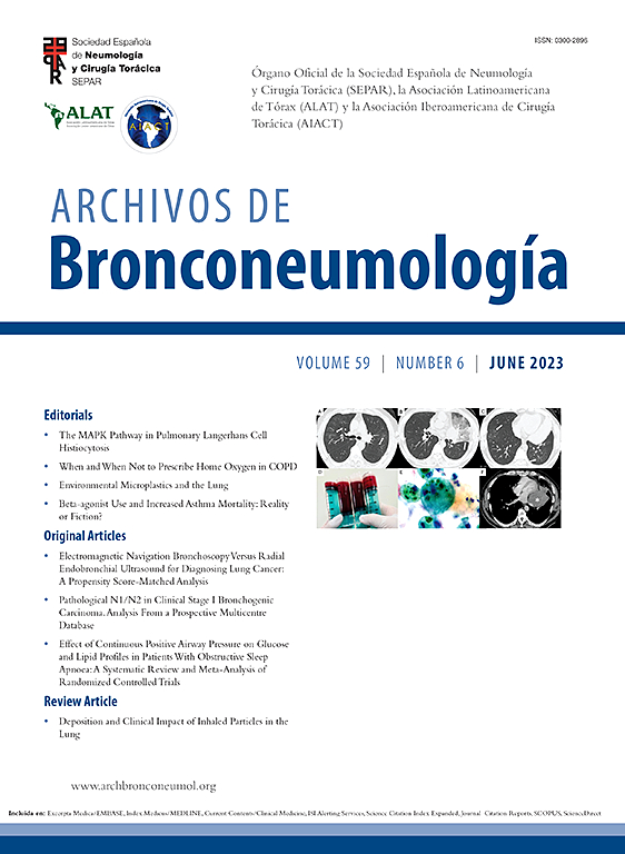 ARCHIVOS DE BRONCONEUMOLOGIA