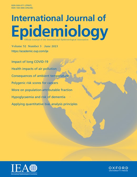 INTERNATIONAL JOURNAL OF EPIDEMIOLOGY