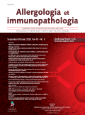 ALLERGOLOGIA ET IMMUNOPATHOLOGIA