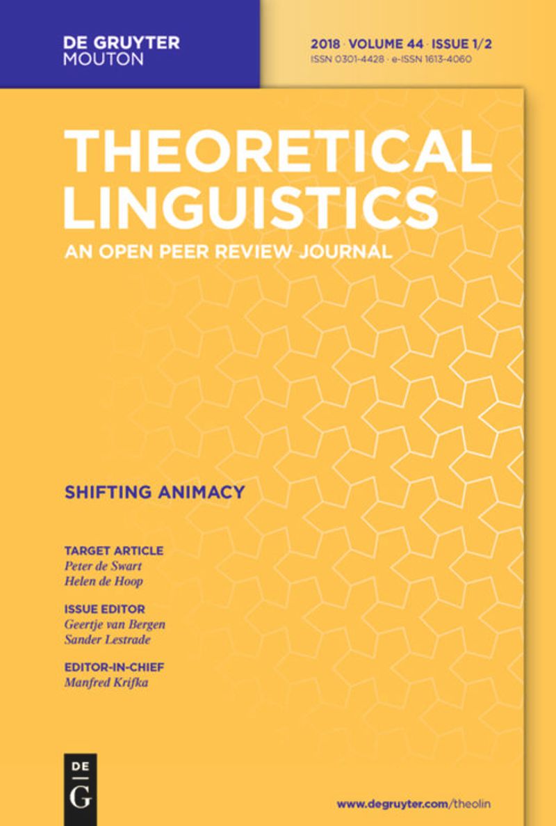 THEORETICAL LINGUISTICS