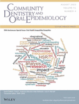COMMUNITY DENTISTRY AND ORAL EPIDEMIOLOGY