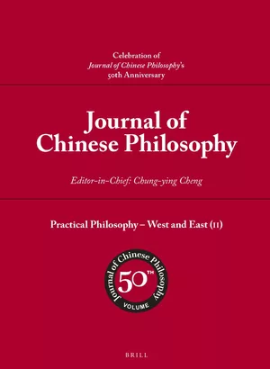 JOURNAL OF CHINESE PHILOSOPHY
