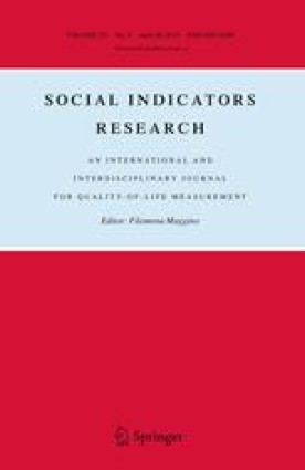 SOCIAL INDICATORS RESEARCH