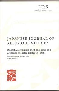 JAPANESE JOURNAL OF RELIGIOUS STUDIES