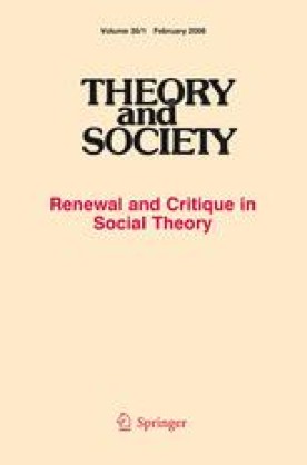 THEORY AND SOCIETY