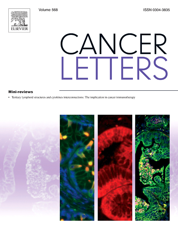 CANCER LETTERS