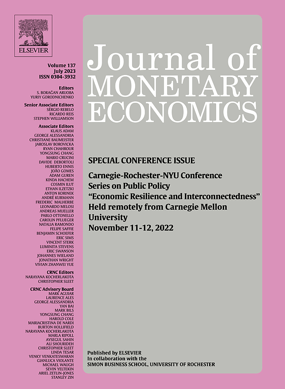 JOURNAL OF MONETARY ECONOMICS