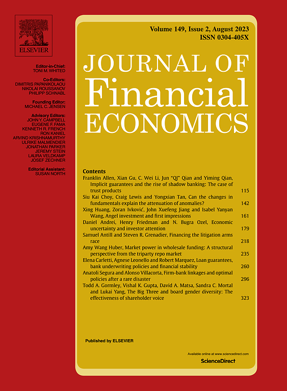 JOURNAL OF FINANCIAL ECONOMICS